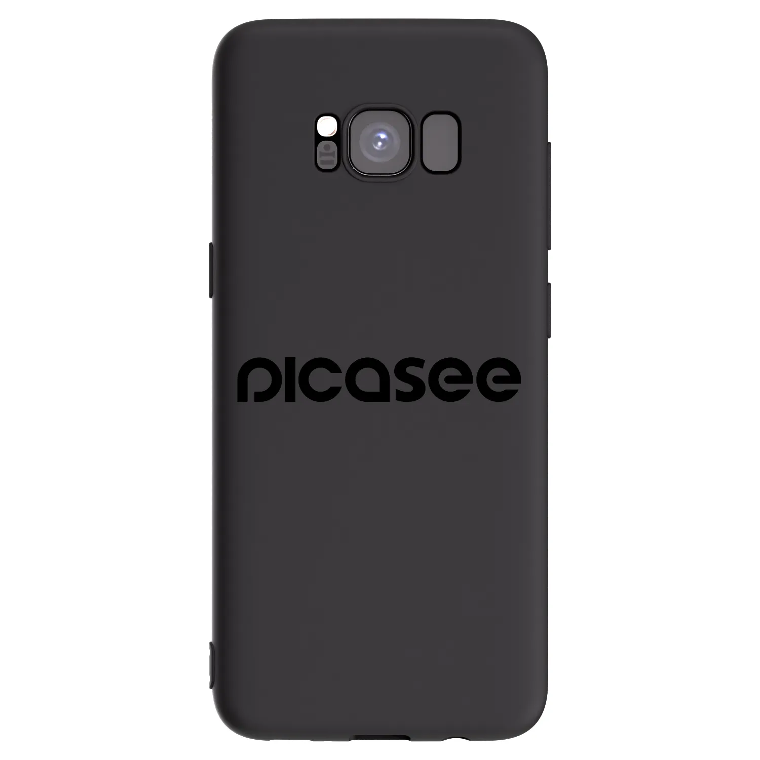 Picasee Μαύρη θήκη σιλικόνης για Samsung Galaxy S8 G950F - Picasee - new logo - black
