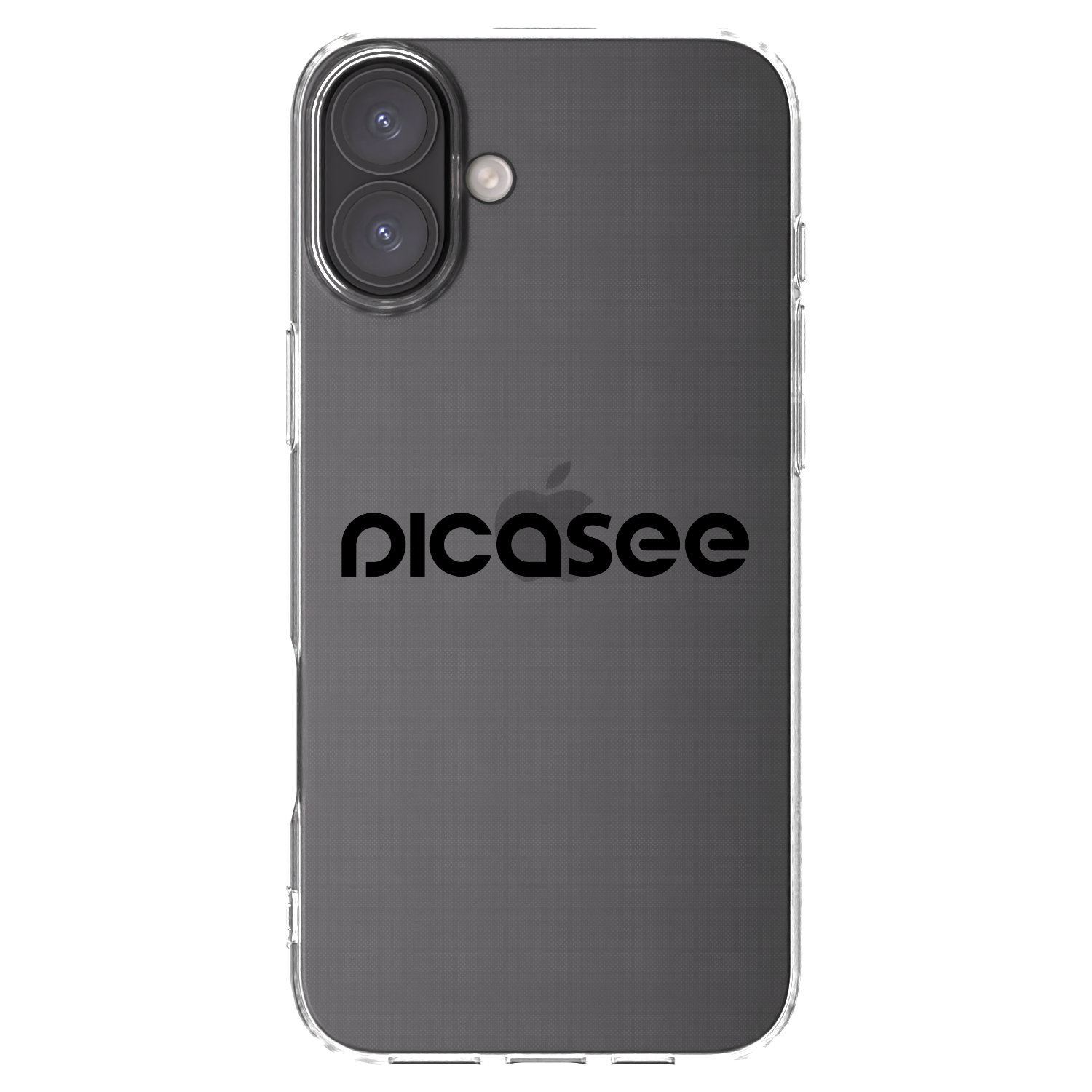 Picasee διαφανής θήκη σιλικόνης Apple iPhone 16 Plus - Picasee - new logo - black