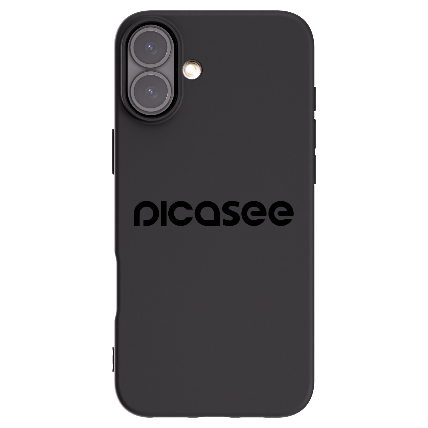 Picasee Μαύρη θήκη σιλικόνης για Apple iPhone 16 Plus - Picasee - new logo - black