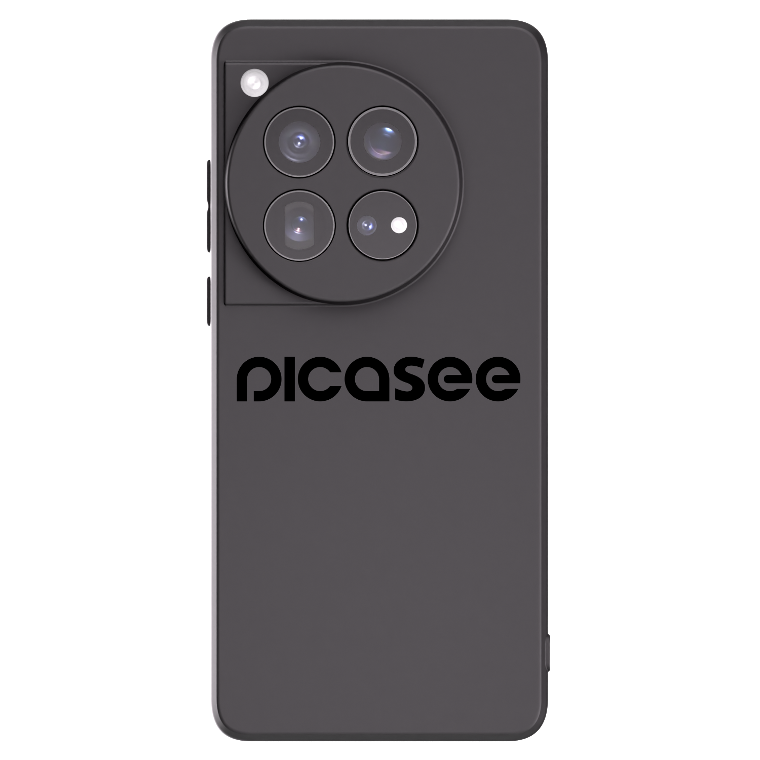 Picasee Μαύρη θήκη σιλικόνης για OnePlus 12 5G - Picasee - new logo - black
