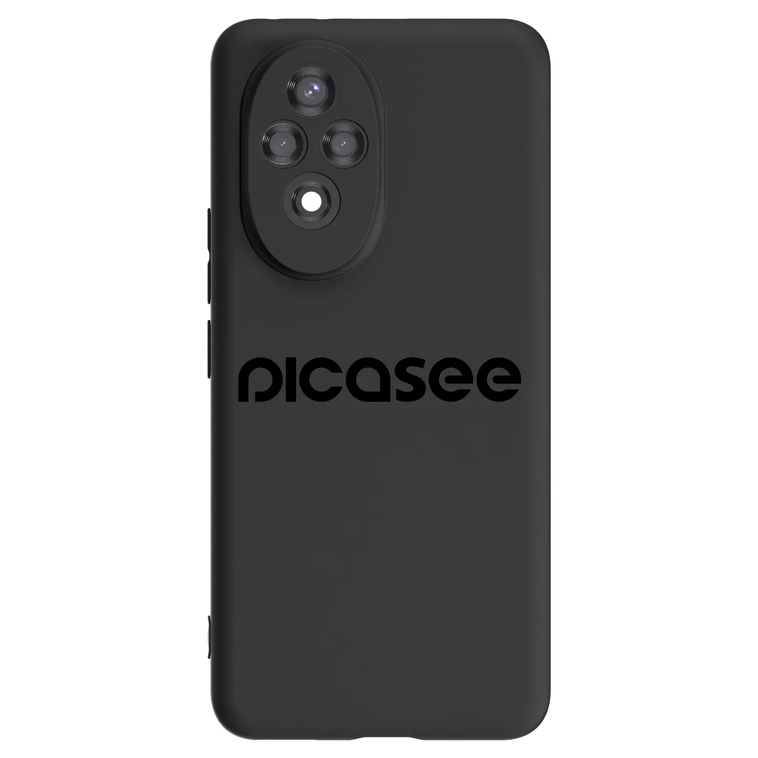 Picasee Μαύρη θήκη σιλικόνης για Honor 200 Pro 5G - Picasee - new logo - black