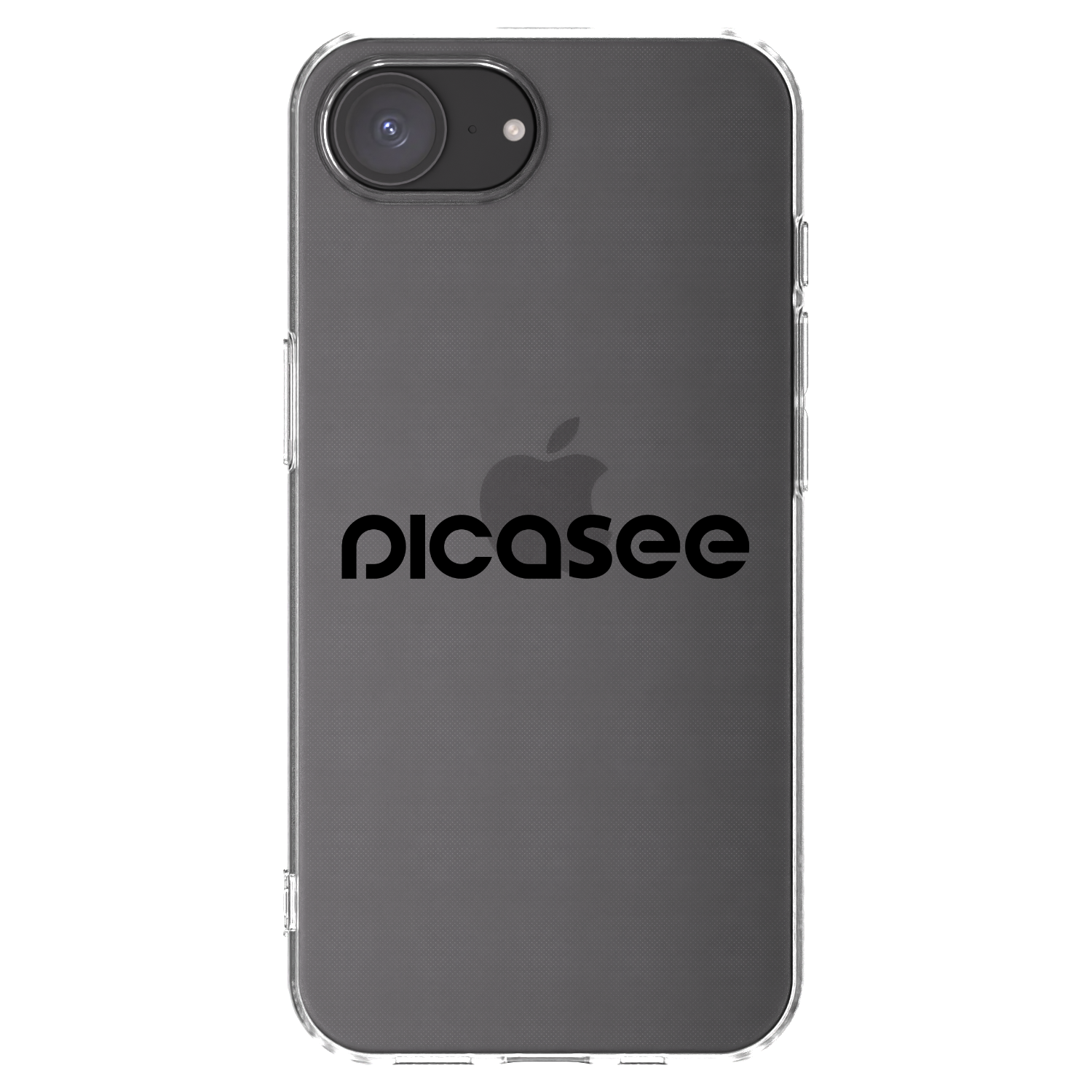 Picasee διαφανής θήκη σιλικόνης Apple iPhone 16e - Picasee - new logo - black