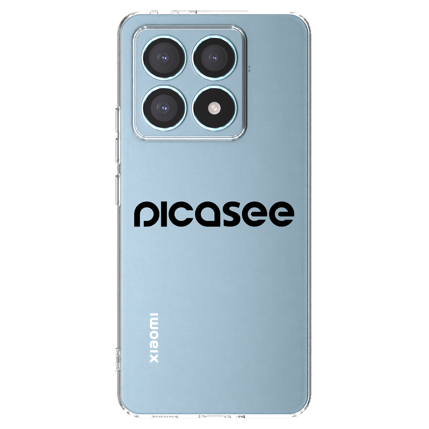 Picasee διαφανής θήκη σιλικόνης Xiaomi 14T Pro - Picasee - new logo - black