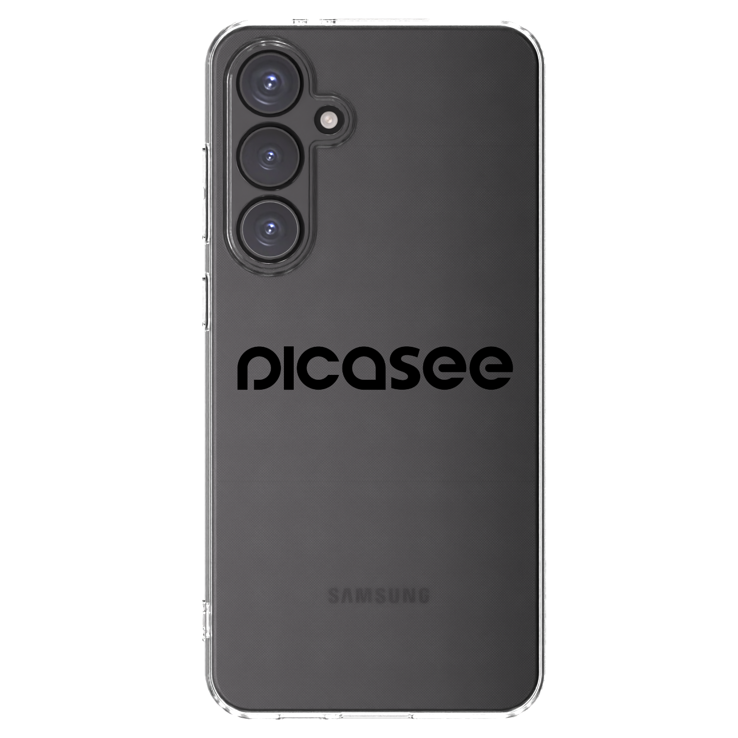 Picasee διαφανής θήκη σιλικόνης Samsung Galaxy S24 FE S721B - Picasee - new logo - black