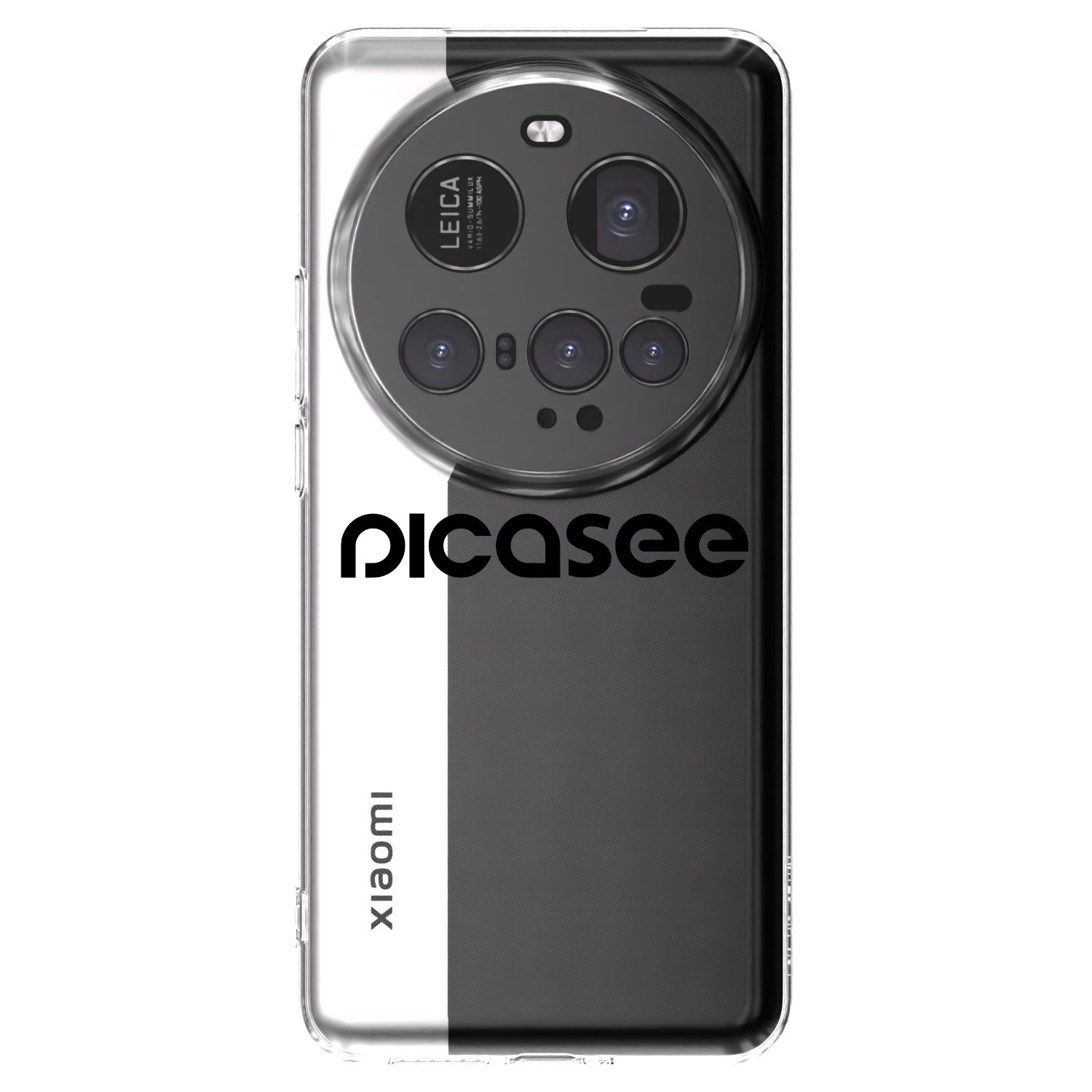 Picasee διαφανής θήκη σιλικόνης Xiaomi 15 Ultra - Picasee - new logo - black