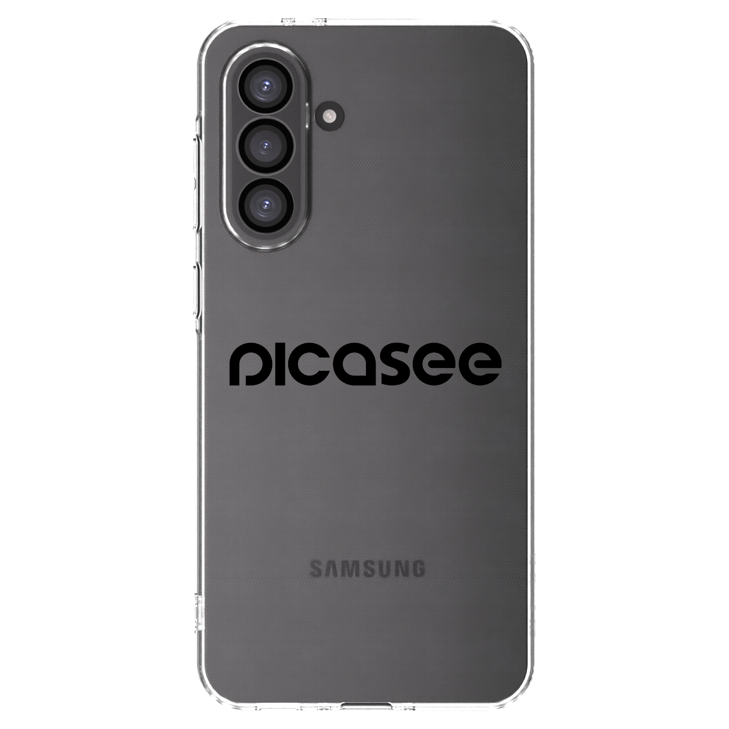Picasee διαφανής θήκη σιλικόνης Samsung Galaxy A36 5G - Picasee - new logo - black