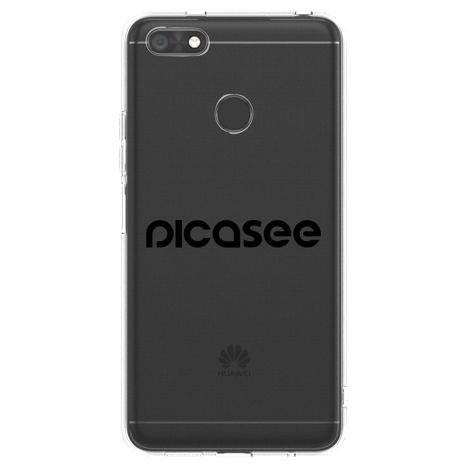Picasee διαφανής θήκη σιλικόνης Huawei P9 Lite Mini - Picasee - new logo - black