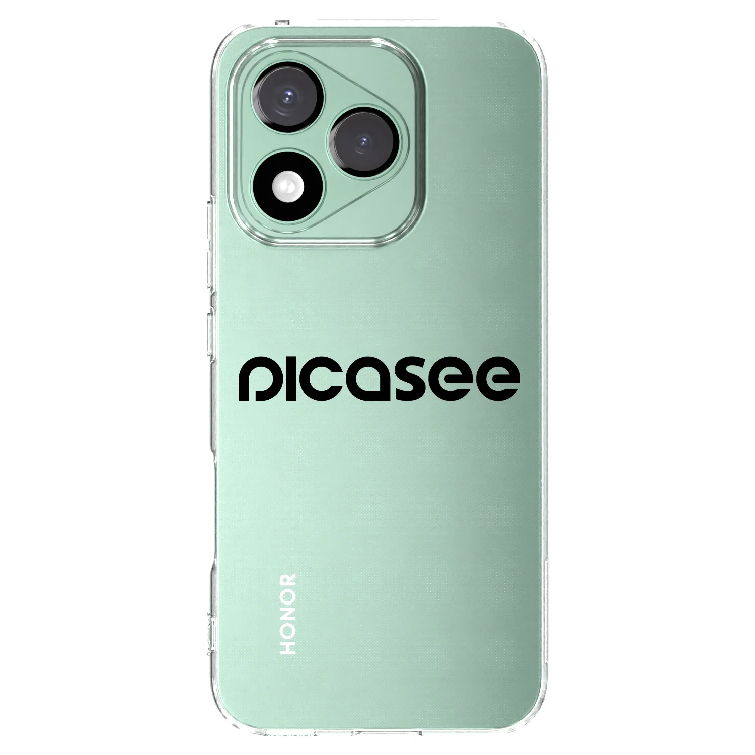 Picasee διαφανής θήκη σιλικόνης Honor 400 Lite 5G - Picasee - new logo - black