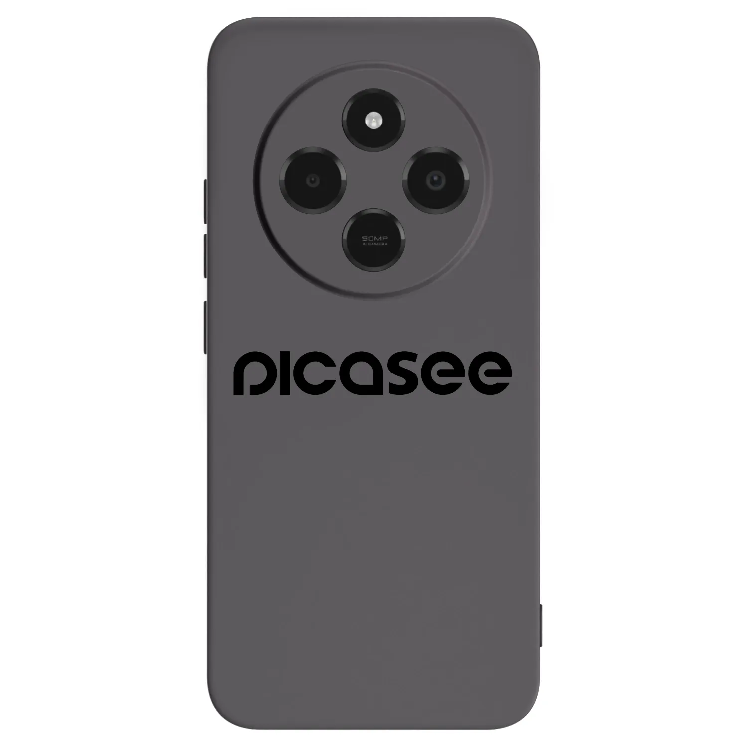 Picasee Μαύρη θήκη σιλικόνης για Xiaomi Poco C75 - Picasee - new logo - black