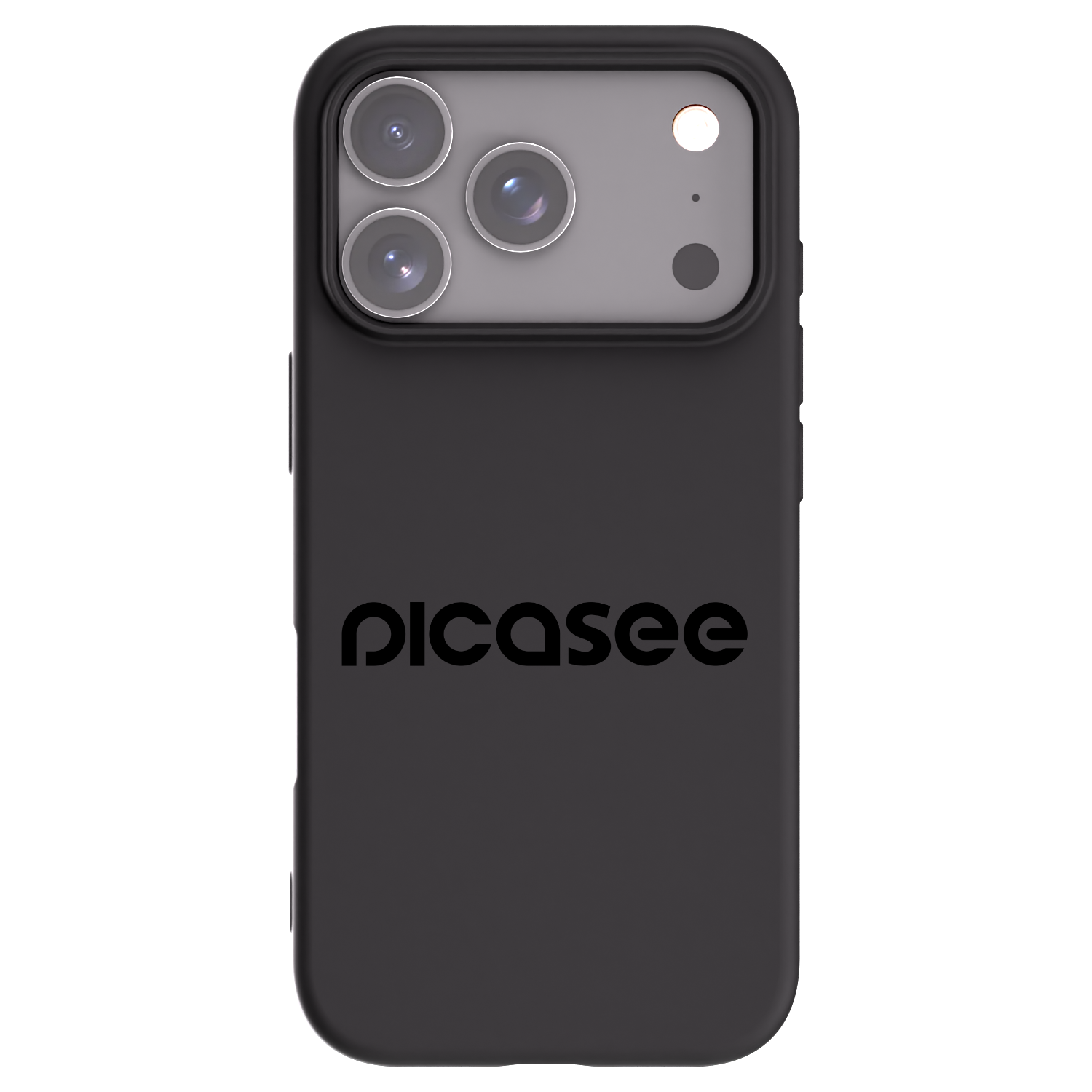 Picasee Μαύρη θήκη σιλικόνης για Apple iPhone 17 Pro - Picasee - new logo - black