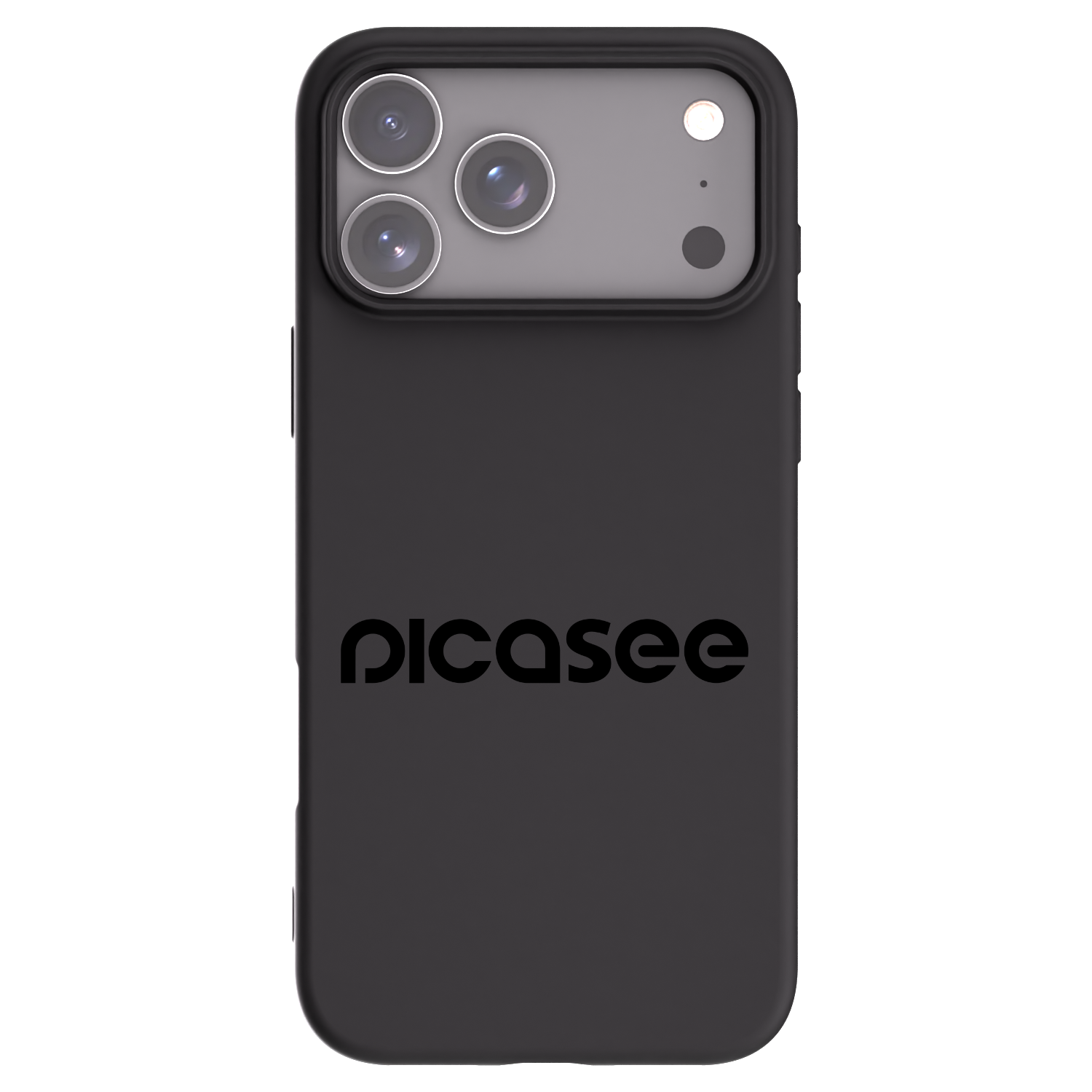 Picasee Μαύρη θήκη σιλικόνης για Apple iPhone 17 Pro Max - Picasee - new logo - black