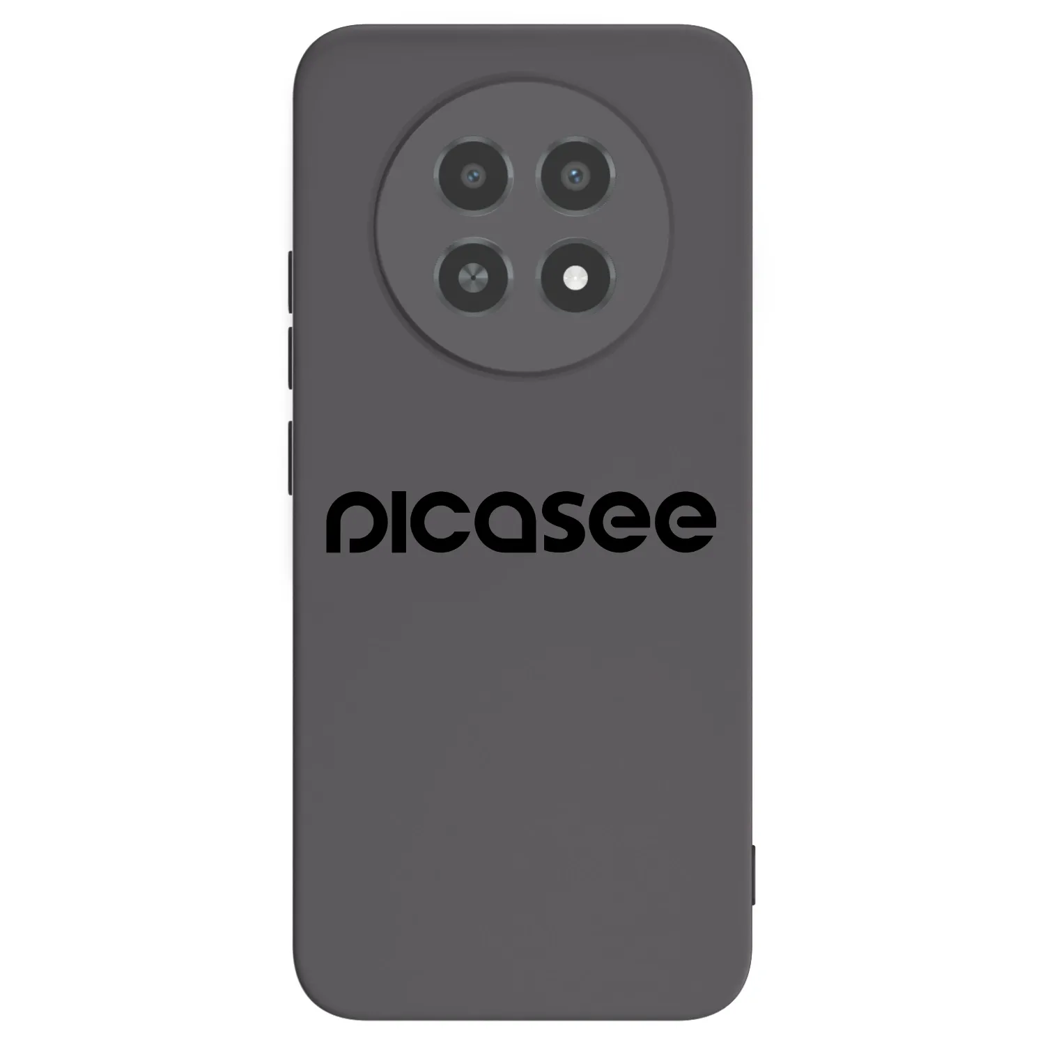 Picasee Μαύρη θήκη σιλικόνης για Realme 12X - Picasee - new logo - black