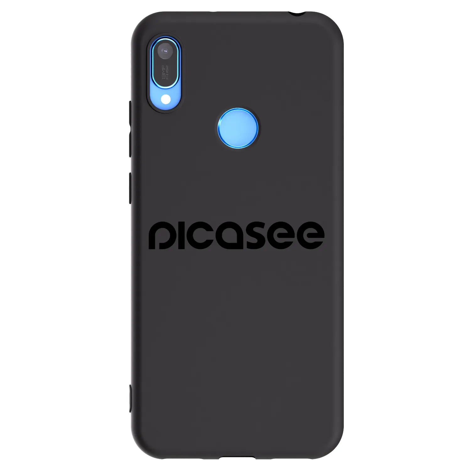 Picasee Μαύρη θήκη σιλικόνης για Huawei Y6 2019 - Picasee - new logo - black