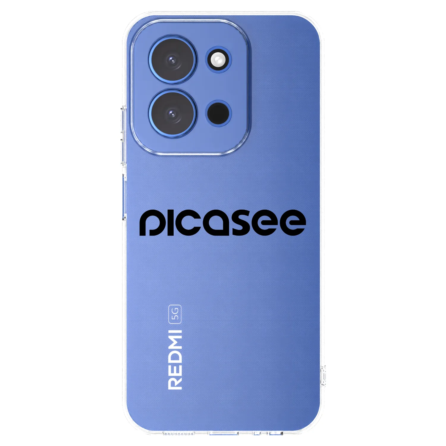 Picasee διαφανής θήκη σιλικόνης Xiaomi Redmi 15C 4G - Picasee - new logo - black
