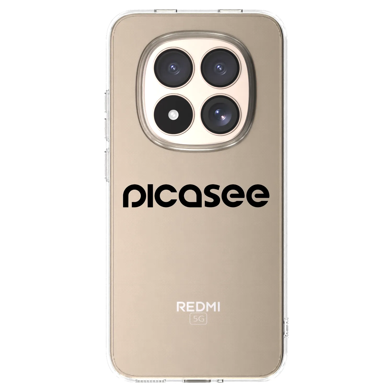Picasee διαφανής θήκη σιλικόνης Xiaomi Redmi Note 15 Pro 4G - Picasee - new logo - black