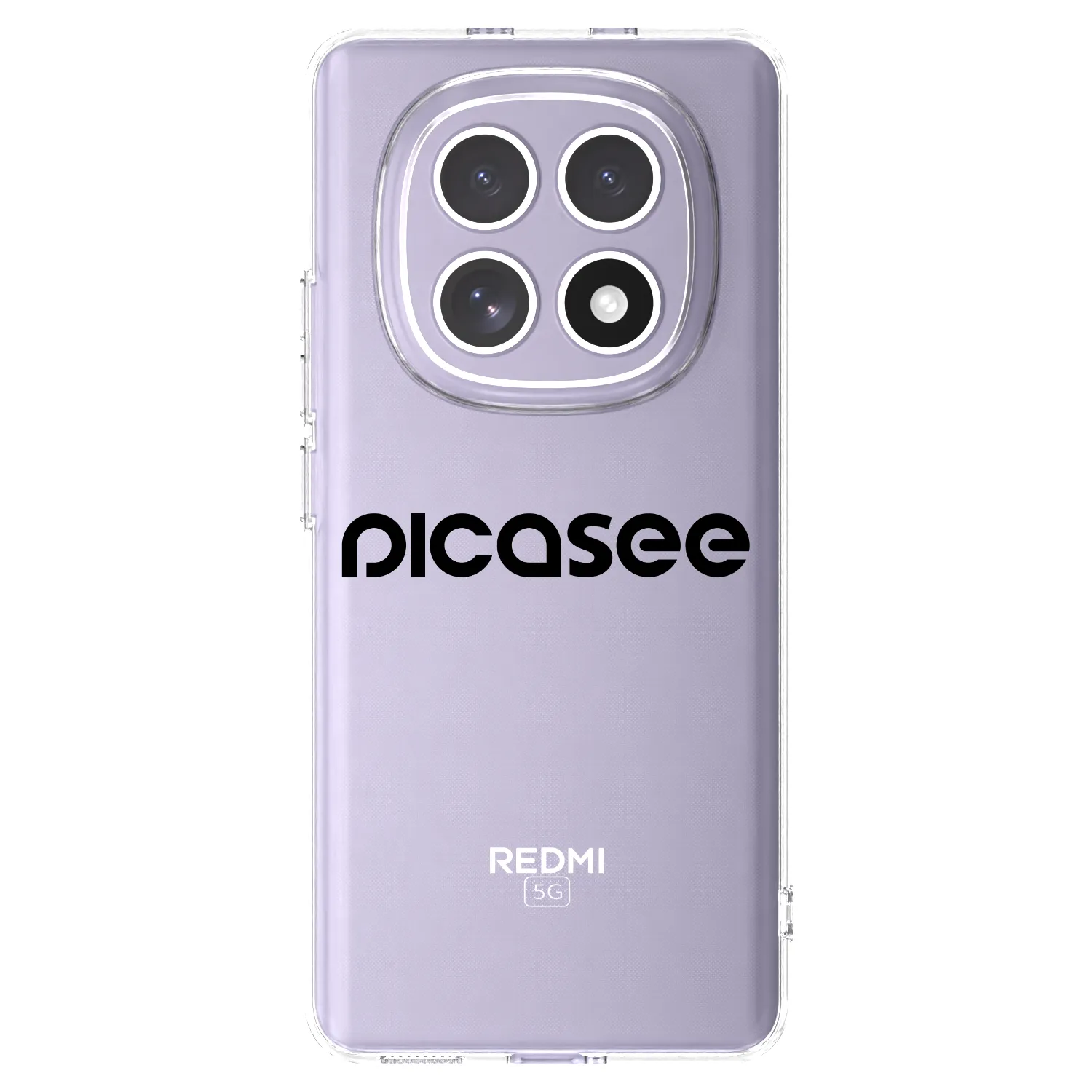 Picasee διαφανής θήκη σιλικόνης Xiaomi Redmi Note 15 - Picasee - new logo - black