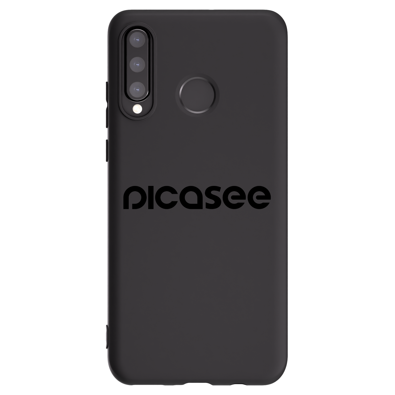 Picasee Μαύρη θήκη σιλικόνης για Huawei P30 Lite - Picasee - new logo - black