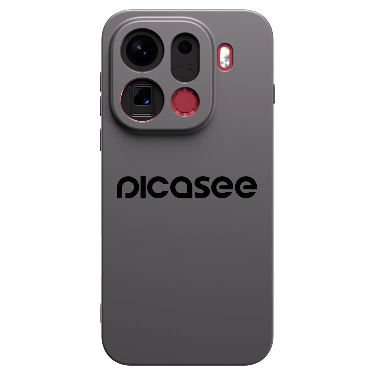 Picasee Μαύρη θήκη σιλικόνης για OPPO Find X9 Pro - Picasee - new logo - black