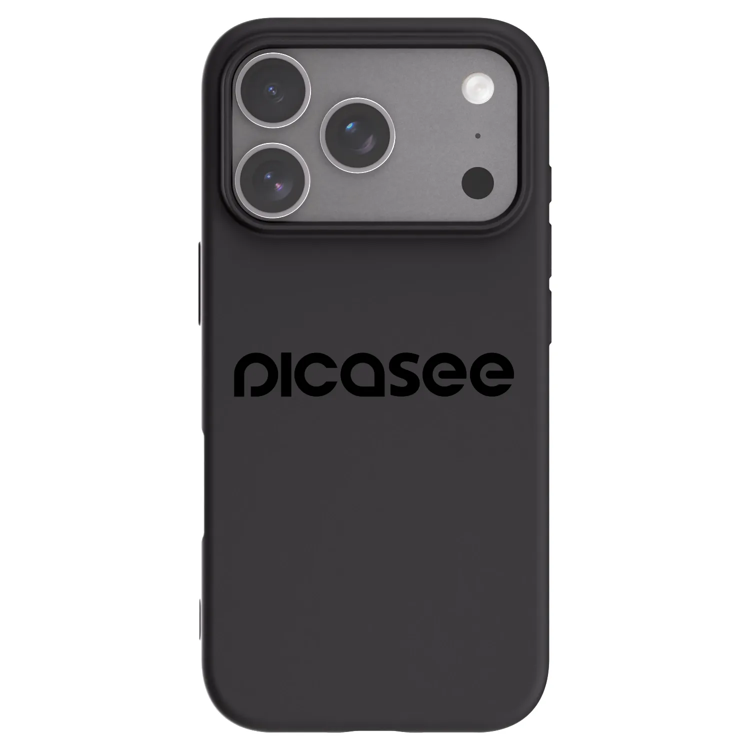 Picasee Μαύρη θήκη σιλικόνης για Apple iPhone 18 Pro - Picasee - new logo - black
