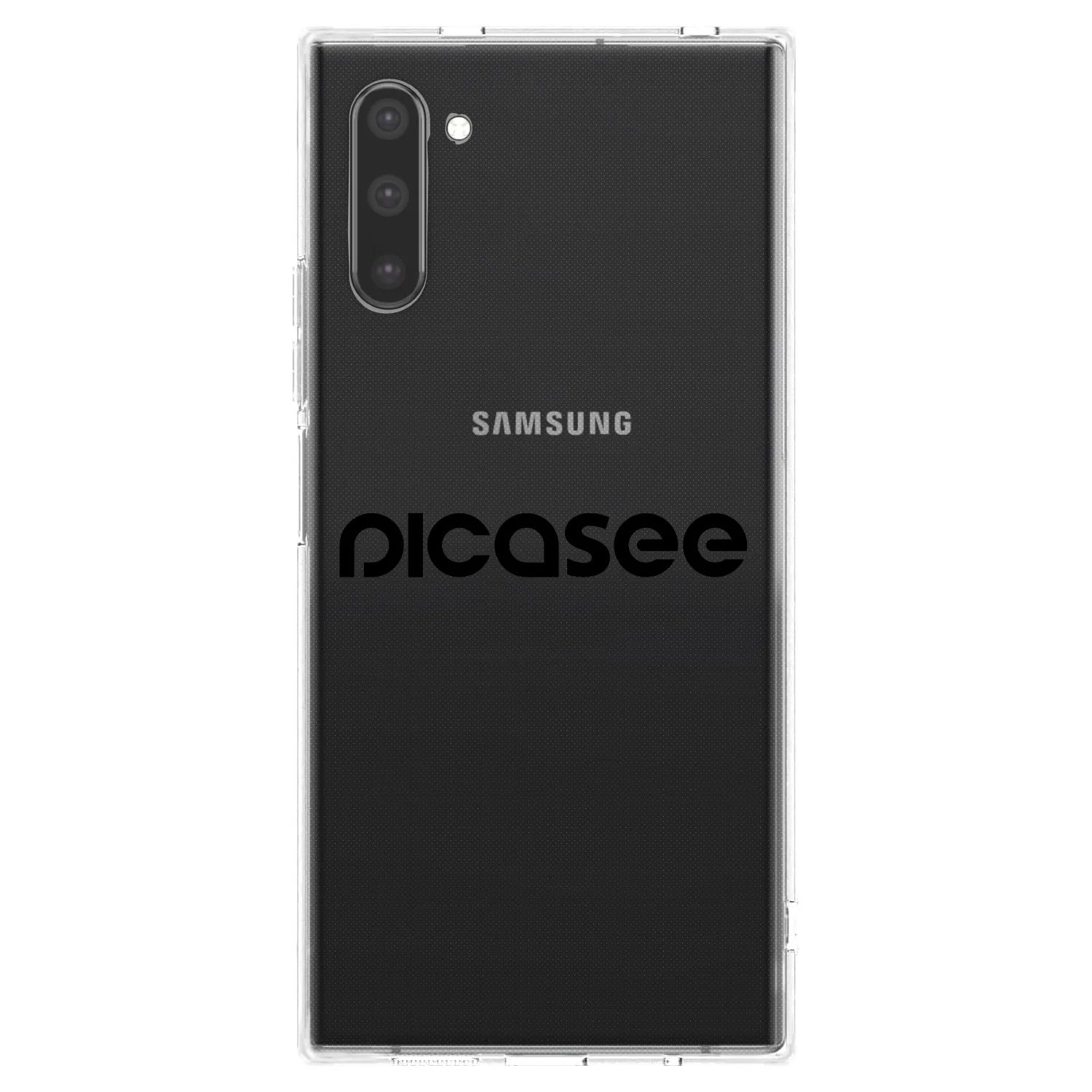 Picasee διαφανής θήκη σιλικόνης Samsung Galaxy Note 10 N970F - Picasee - new logo - black