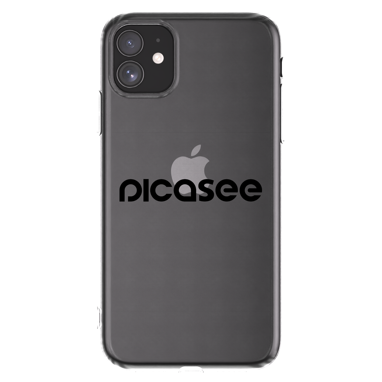 Picasee διαφανής θήκη σιλικόνης Apple iPhone 11 - Picasee - new logo - black