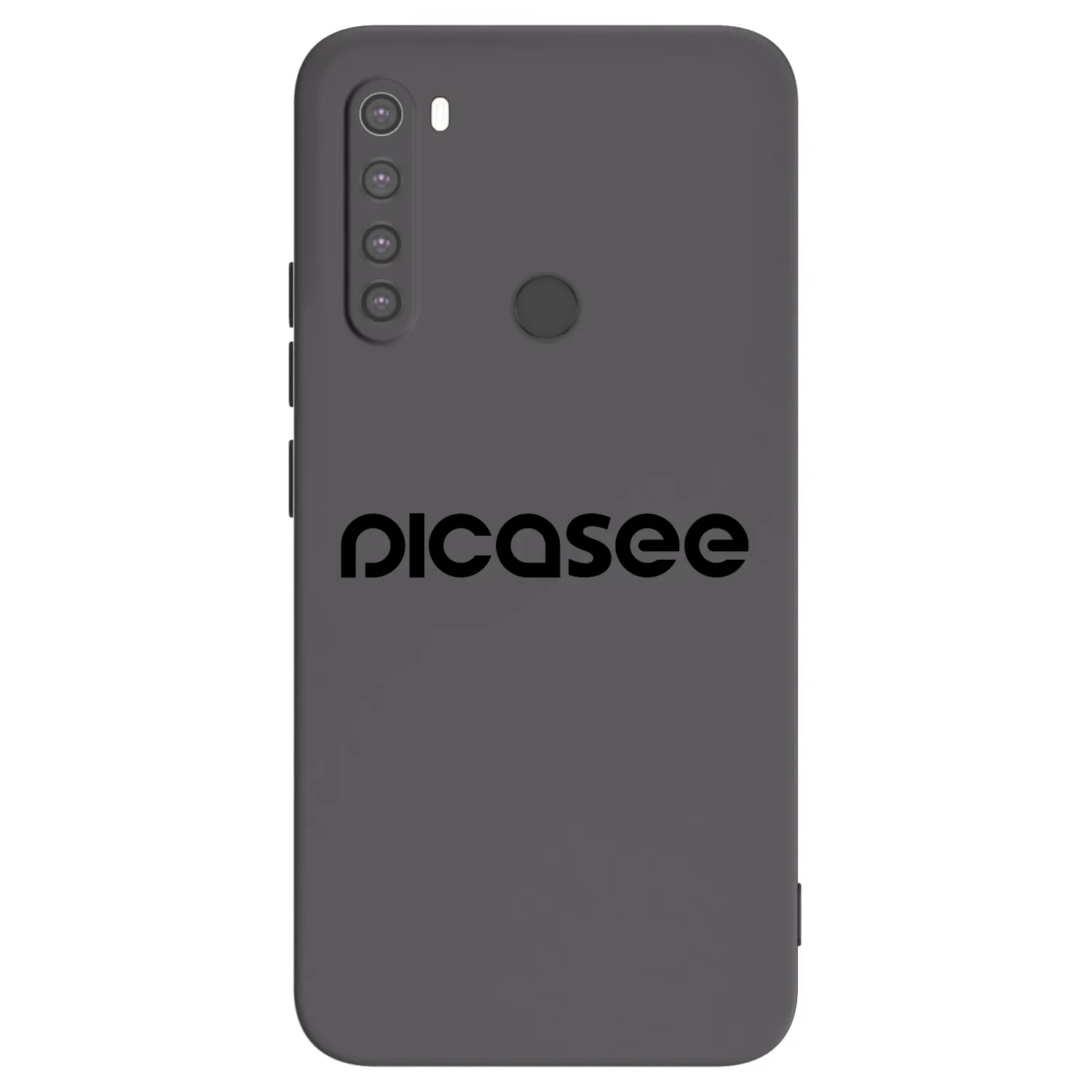 Picasee Μαύρη θήκη σιλικόνης για Xiaomi Redmi Note 8 - Picasee - new logo - black