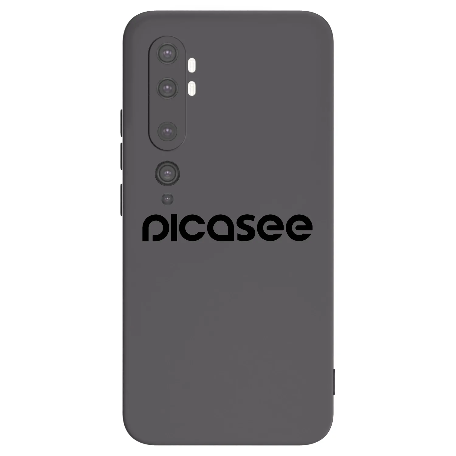 Picasee Μαύρη θήκη σιλικόνης για Xiaomi Mi Note 10 (Pro) - Picasee - new logo - black