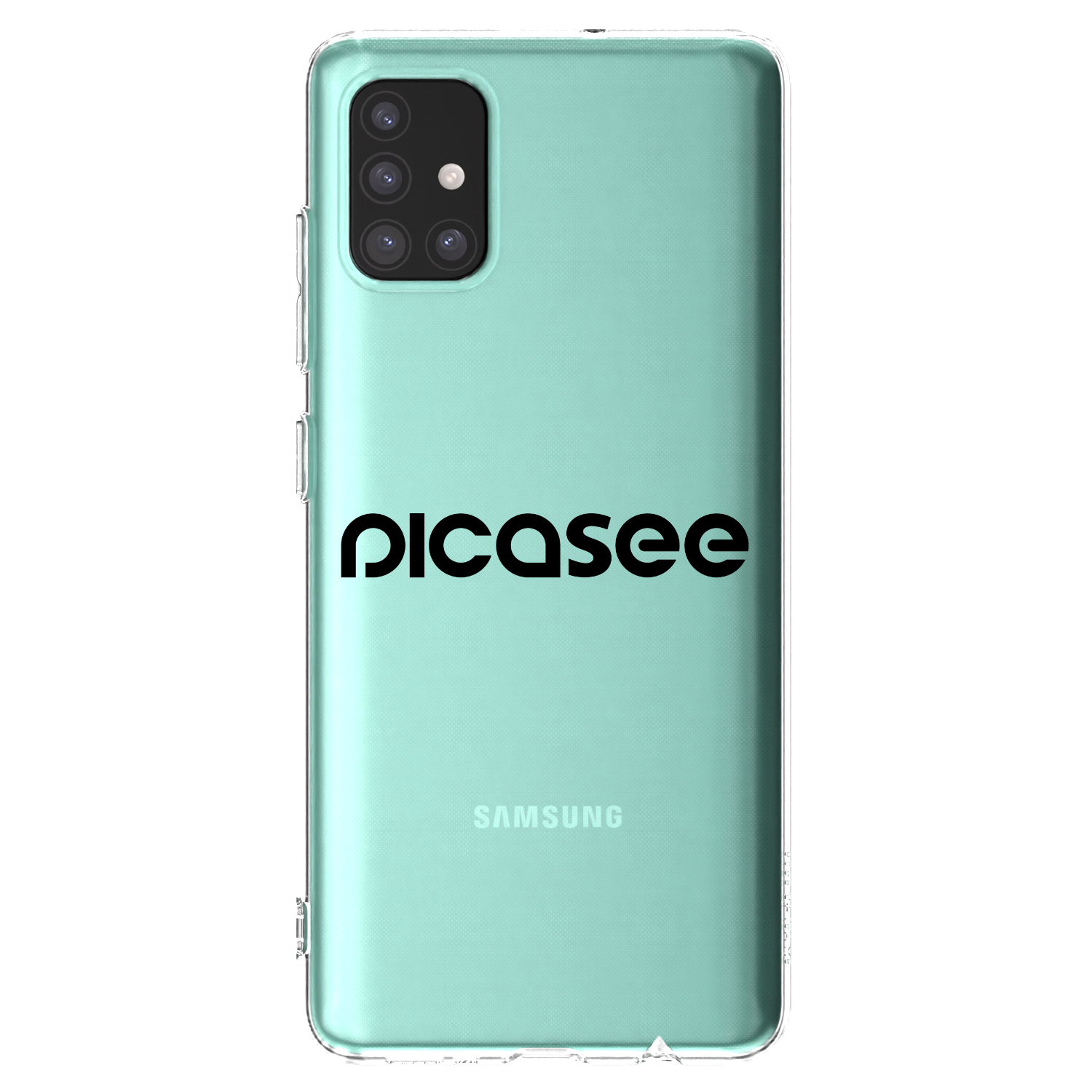 Picasee διαφανής θήκη σιλικόνης Samsung Galaxy A51 A515F - Picasee - new logo - black