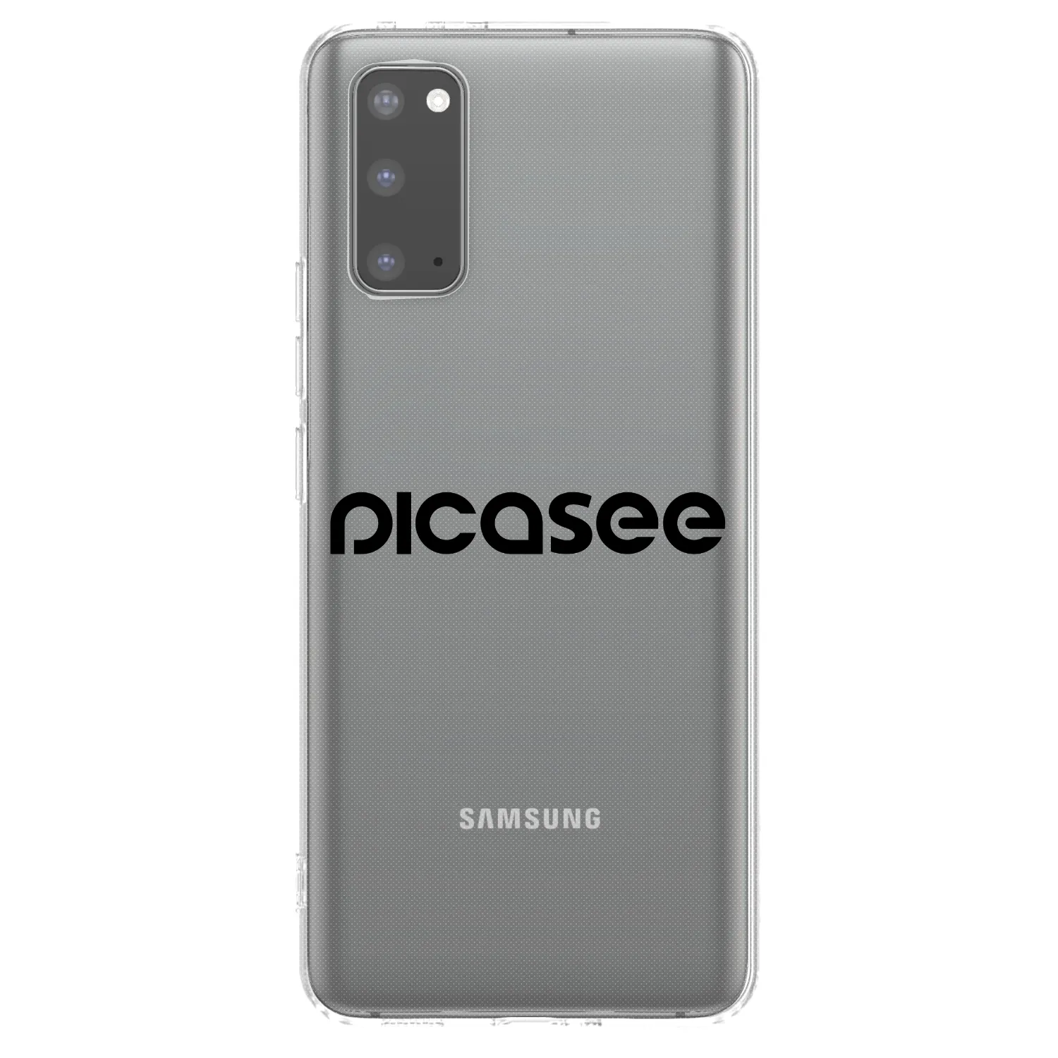 Picasee διαφανής θήκη σιλικόνης Samsung Galaxy S20 G980F - Picasee - new logo - black