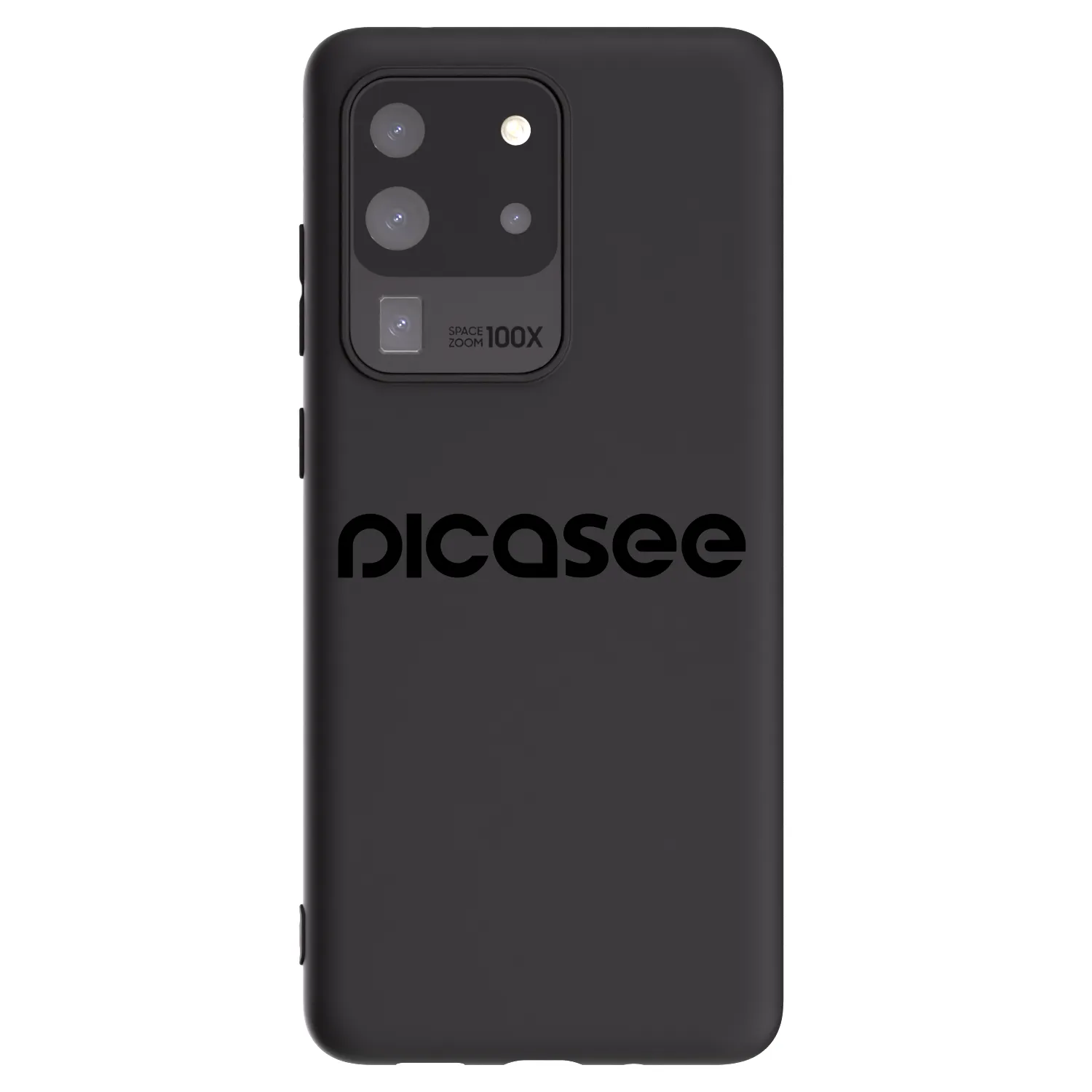 Picasee Μαύρη θήκη σιλικόνης για Samsung Galaxy S20 Ultra 5G G988F - Picasee - new logo - black
