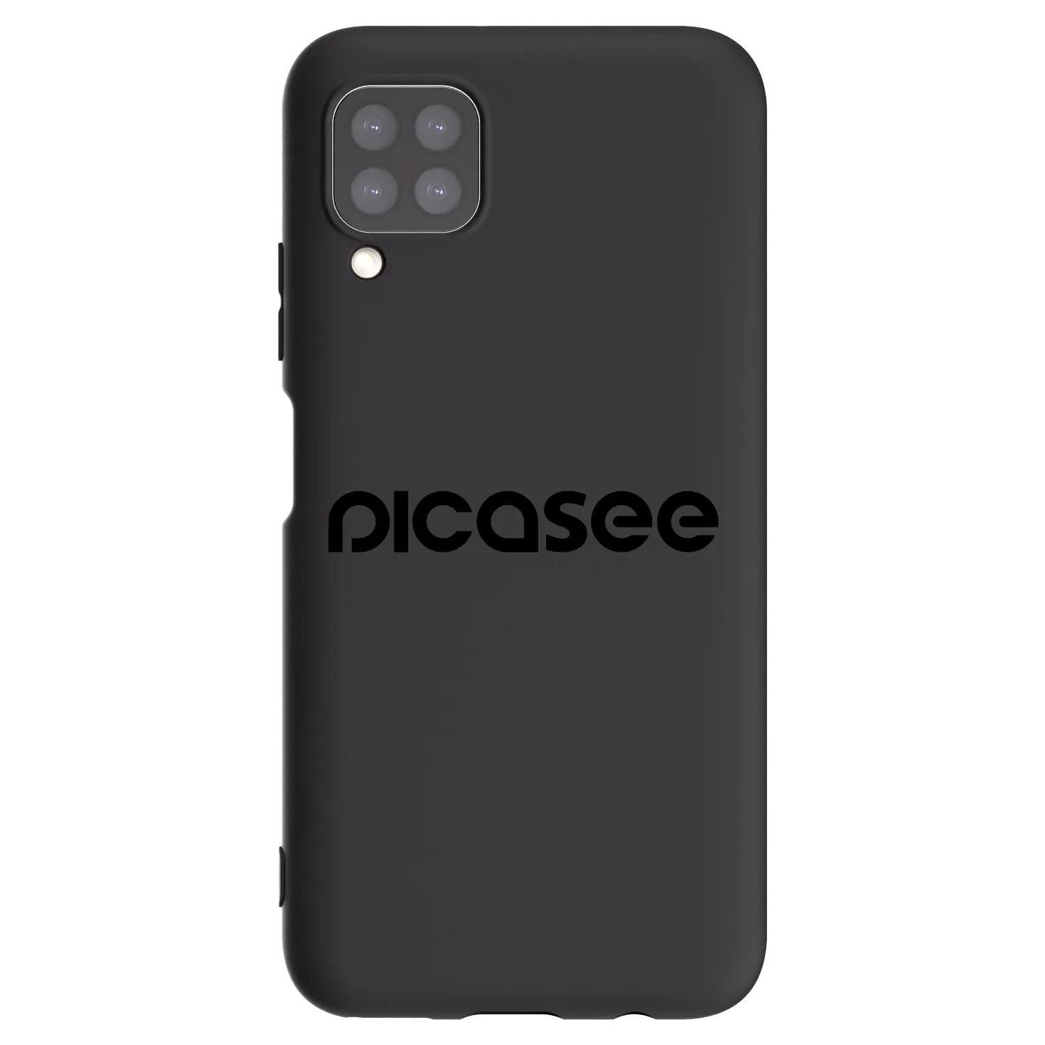 Picasee Μαύρη θήκη σιλικόνης για Huawei P40 Lite - Picasee - new logo - black