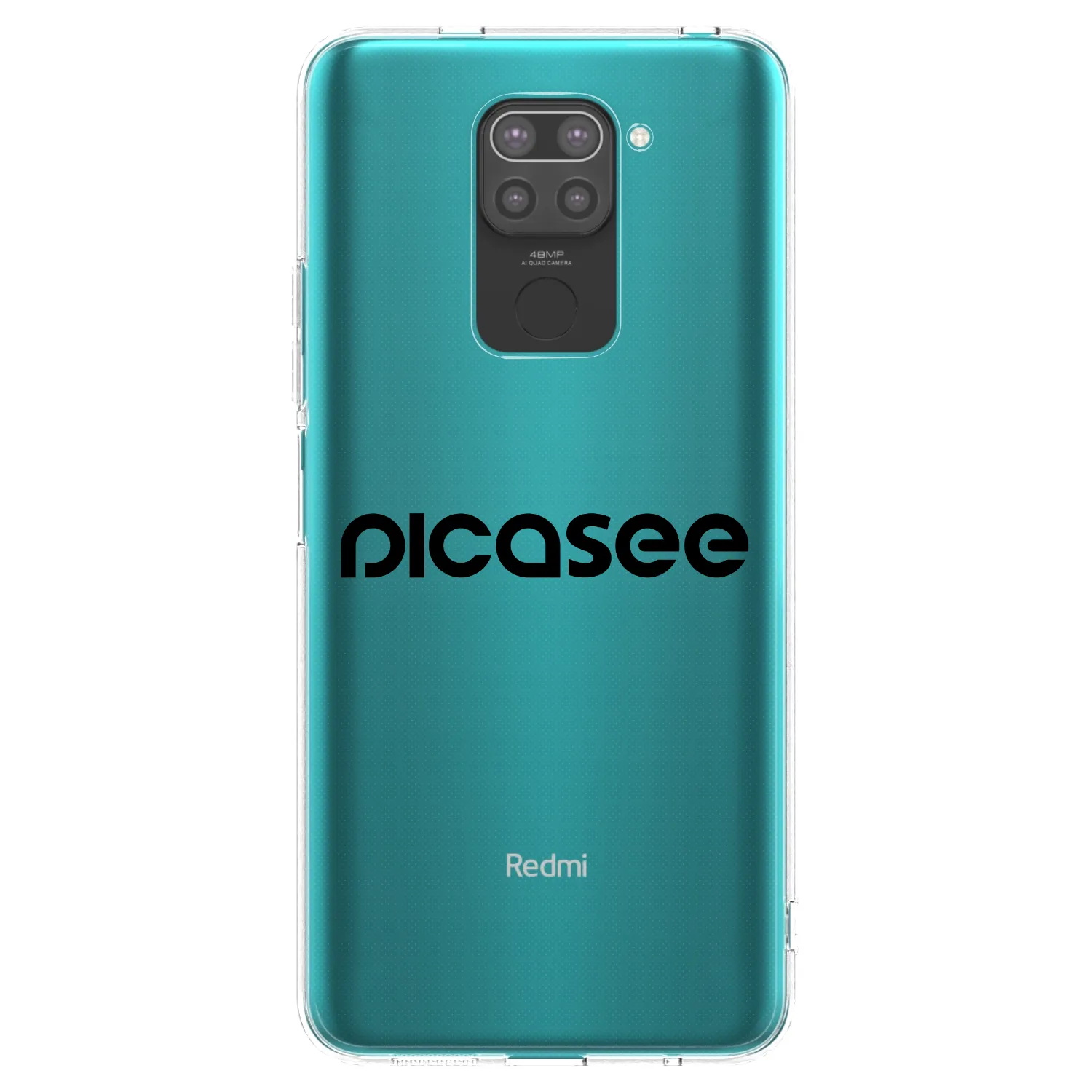 Picasee Μαύρη θήκη σιλικόνης για Xiaomi Redmi Note 9 - Picasee - new logo - black