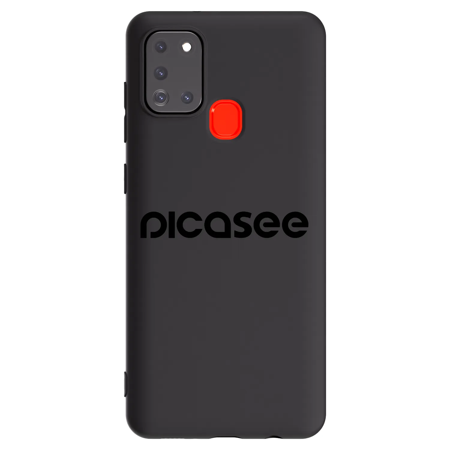 Picasee Μαύρη θήκη σιλικόνης για Samsung Galaxy A21s - Picasee - new logo - black