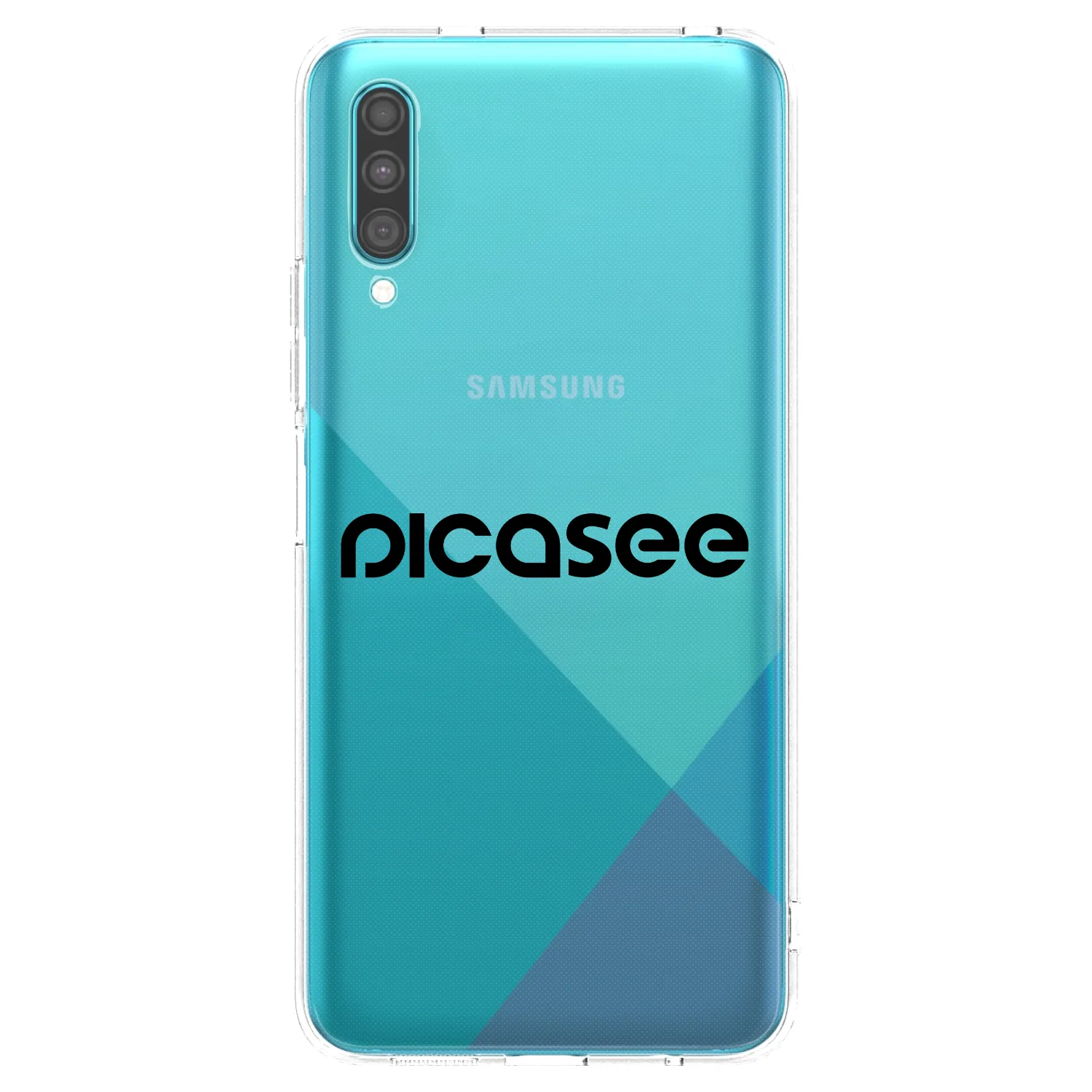 Picasee διαφανής θήκη σιλικόνης Samsung Galaxy A30s A307F - Picasee - new logo - black