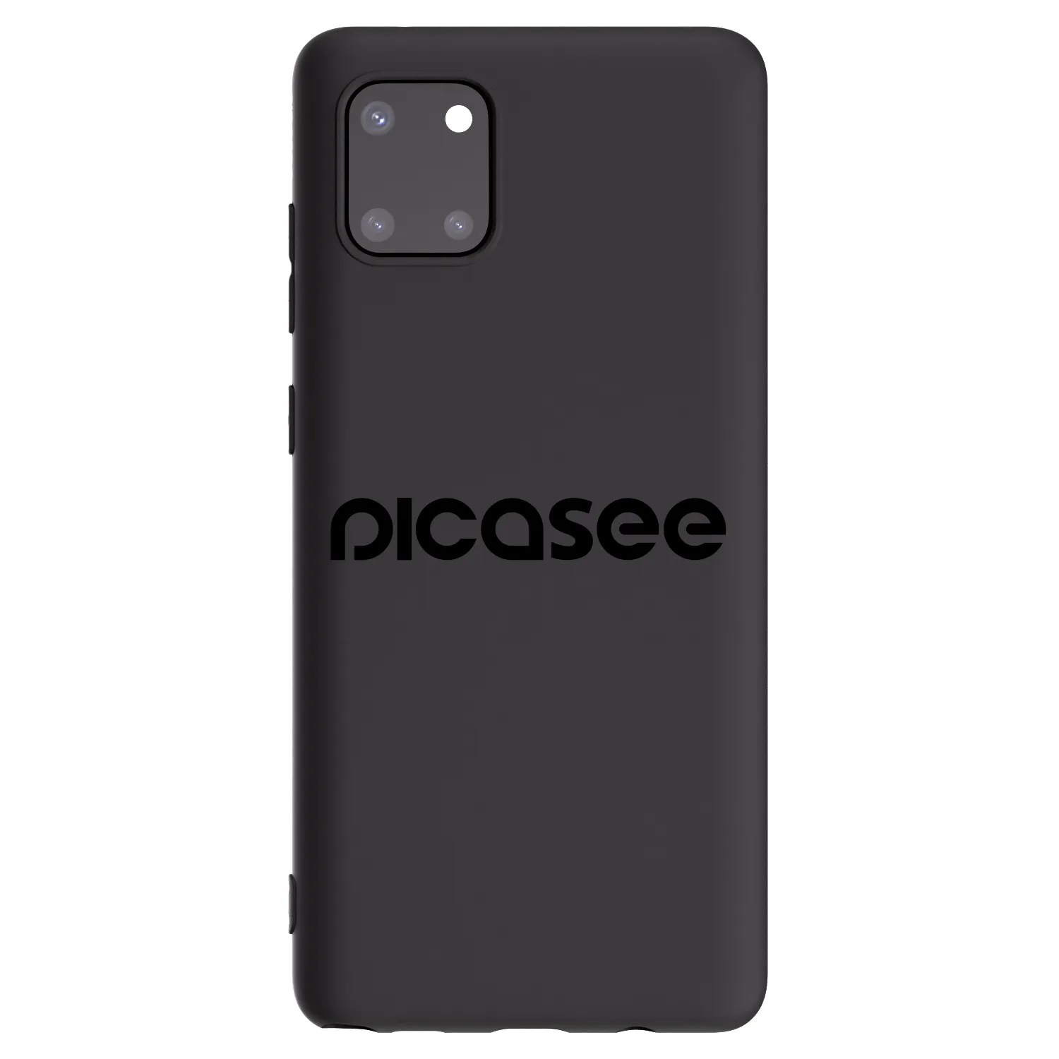 Picasee Μαύρη θήκη σιλικόνης για Samsung Galaxy Note 10 Lite N770F - Picasee - new logo - black