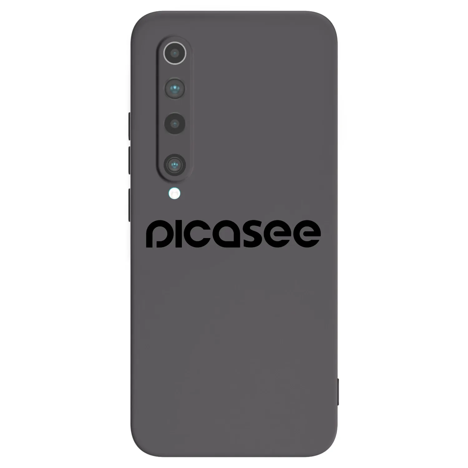 Picasee Μαύρη θήκη σιλικόνης για Xiaomi Mi 10 - Picasee - new logo - black