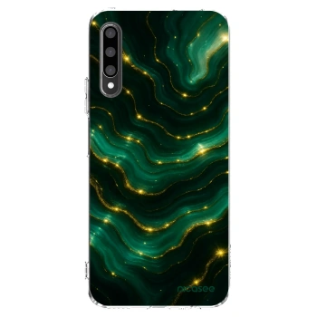 Picasee διαφανής θήκη σιλικόνης Honor 9X Pro - Emerald
