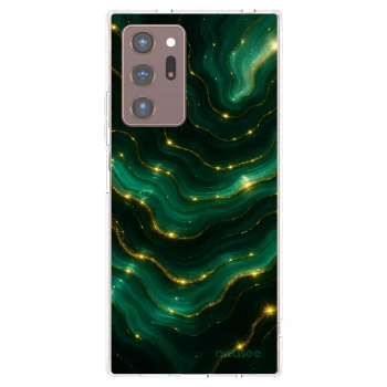 Picasee διαφανής θήκη σιλικόνης Samsung Galaxy Note 20 Ultra - Emerald