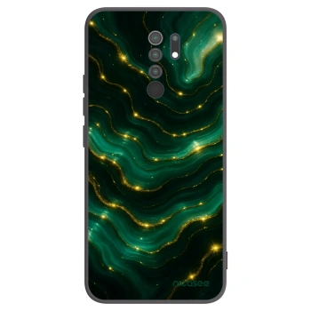 Picasee Μαύρη θήκη σιλικόνης για Xiaomi Redmi 9 - Emerald