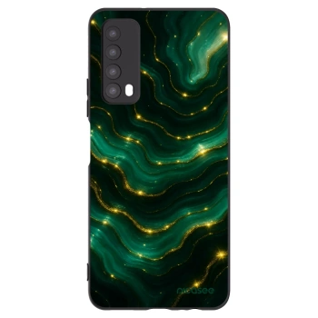 Picasee Μαύρη θήκη σιλικόνης για Huawei P Smart 2021 - Emerald