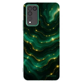 Picasee διαφανής θήκη σιλικόνης Honor 10X Lite - Emerald