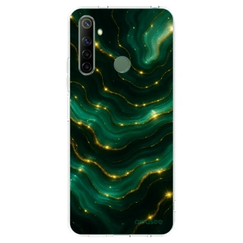 Picasee διαφανής θήκη σιλικόνης Realme 6i - Emerald