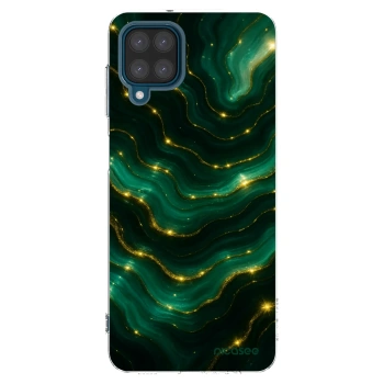Picasee διαφανής θήκη σιλικόνης Samsung Galaxy A12 A125F - Emerald