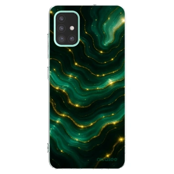 Picasee διαφανής θήκη σιλικόνης Samsung Galaxy M31s - Emerald