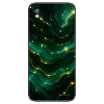 Picasee Μαύρη θήκη σιλικόνης για Xiaomi Redmi 9AT - Emerald