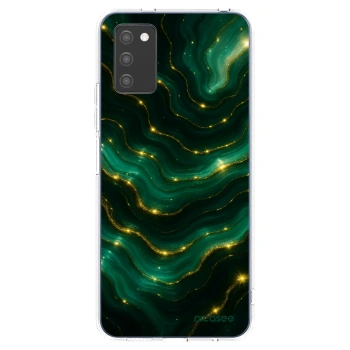 Picasee διαφανής θήκη σιλικόνης Samsung Galaxy A02s A025G - Emerald