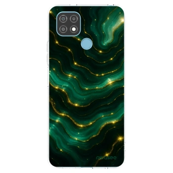 Picasee διαφανής θήκη σιλικόνης Realme C21 - Emerald