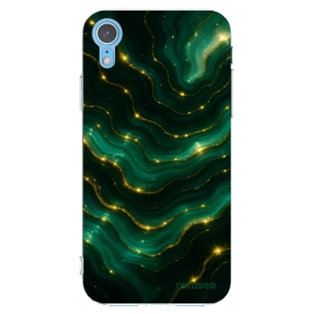 Picasee διαφανής θήκη σιλικόνης Apple iPhone XR - Emerald