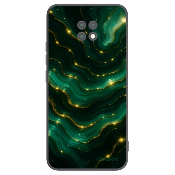 Picasee Μαύρη θήκη σιλικόνης για Xiaomi Redmi Note 9T - Emerald