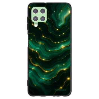 Picasee Μαύρη θήκη σιλικόνης για Samsung Galaxy A22 A225F 4G - Emerald